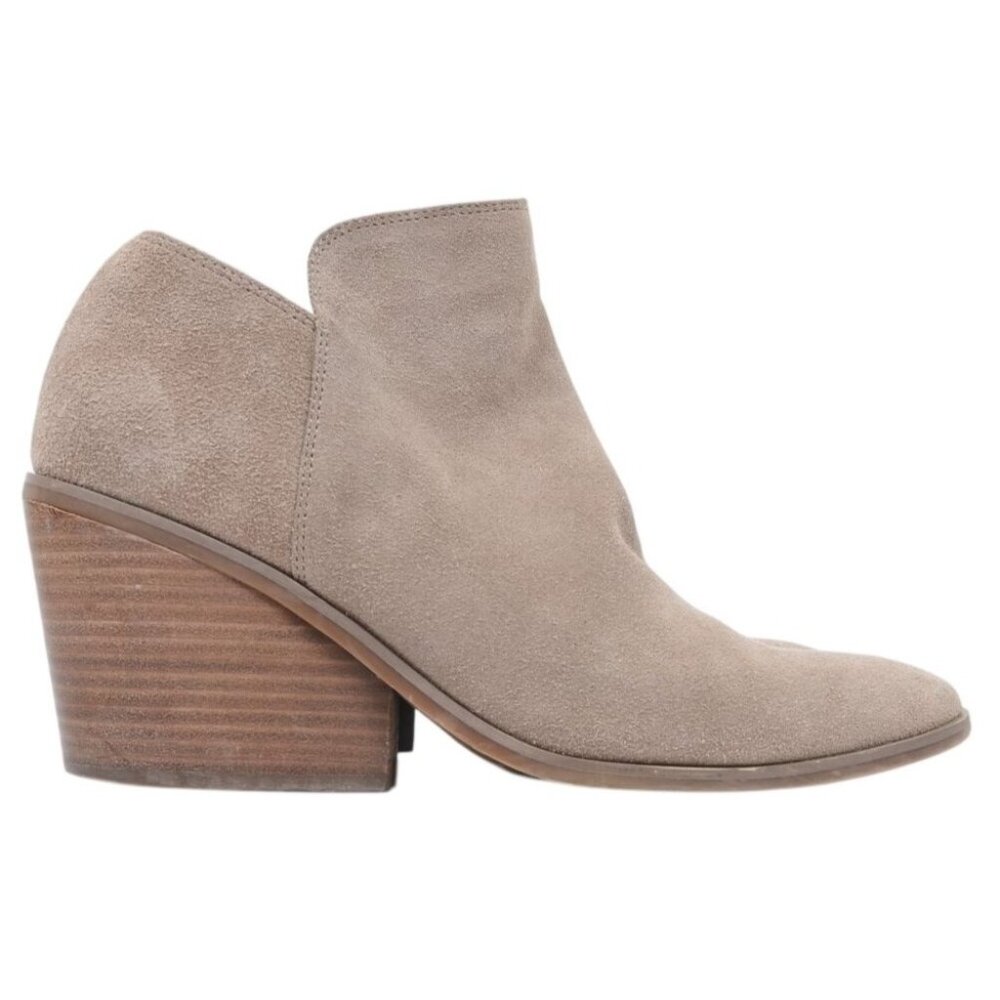 Lucky Brand Women's 9.5 Suede Leather Festival Western Ankle Bootie Coachella